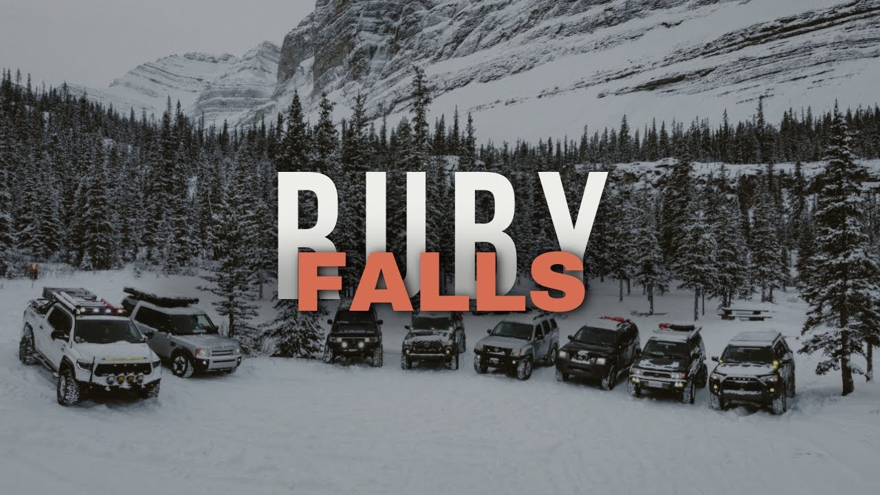 RUBY FALLS WINTER RUN #winteroverlanding #overland #alberta
