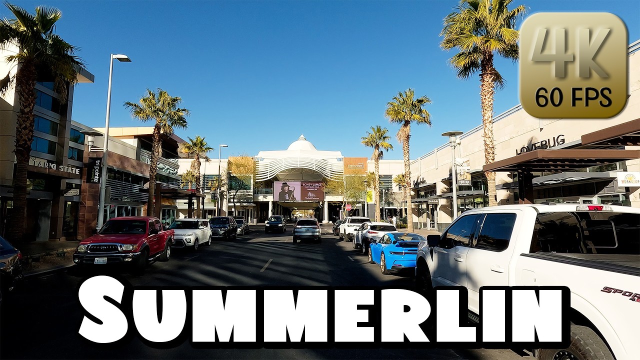 Driving Around Summerlin, Nevada in 4k Video