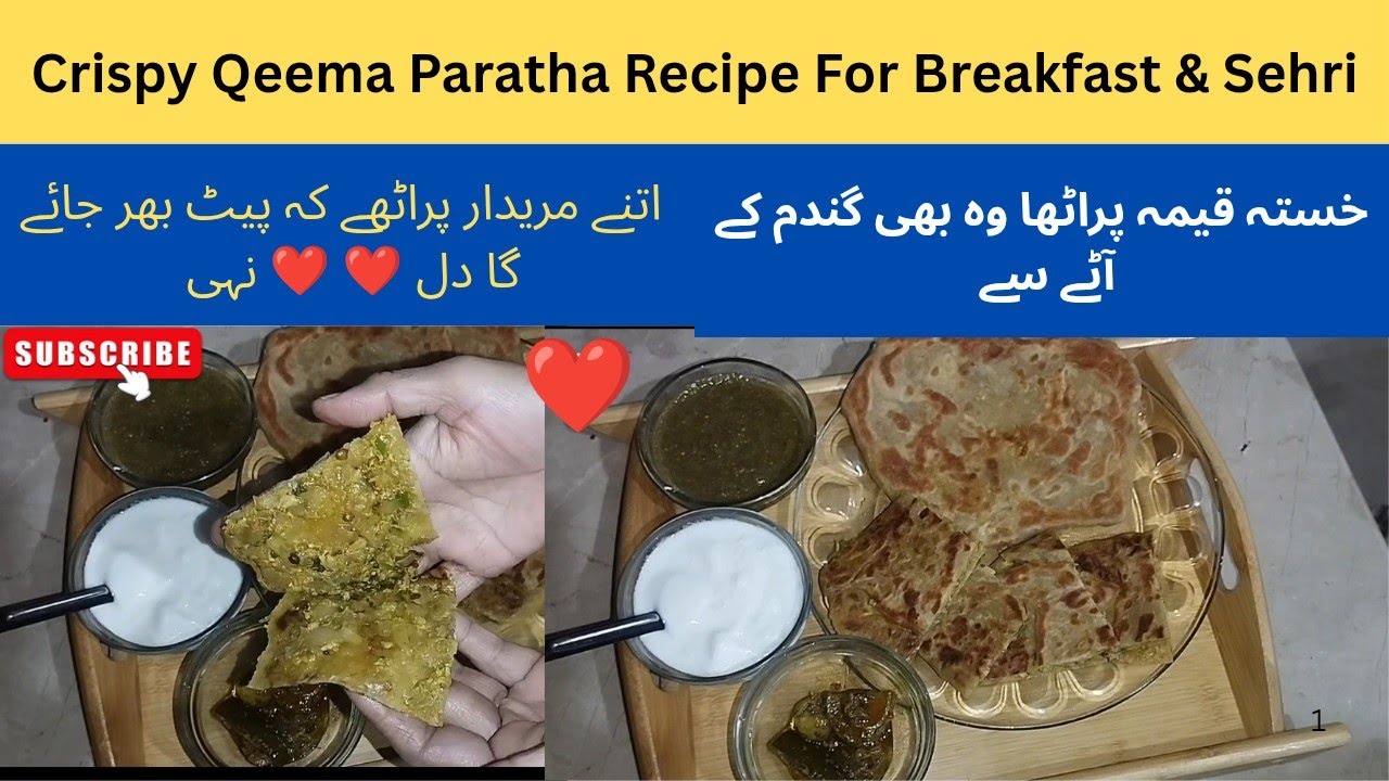 Qeema Partha By The Balance Plate| Keema Paratha Sehri Special,Make And Freeze @The Balanced Plate