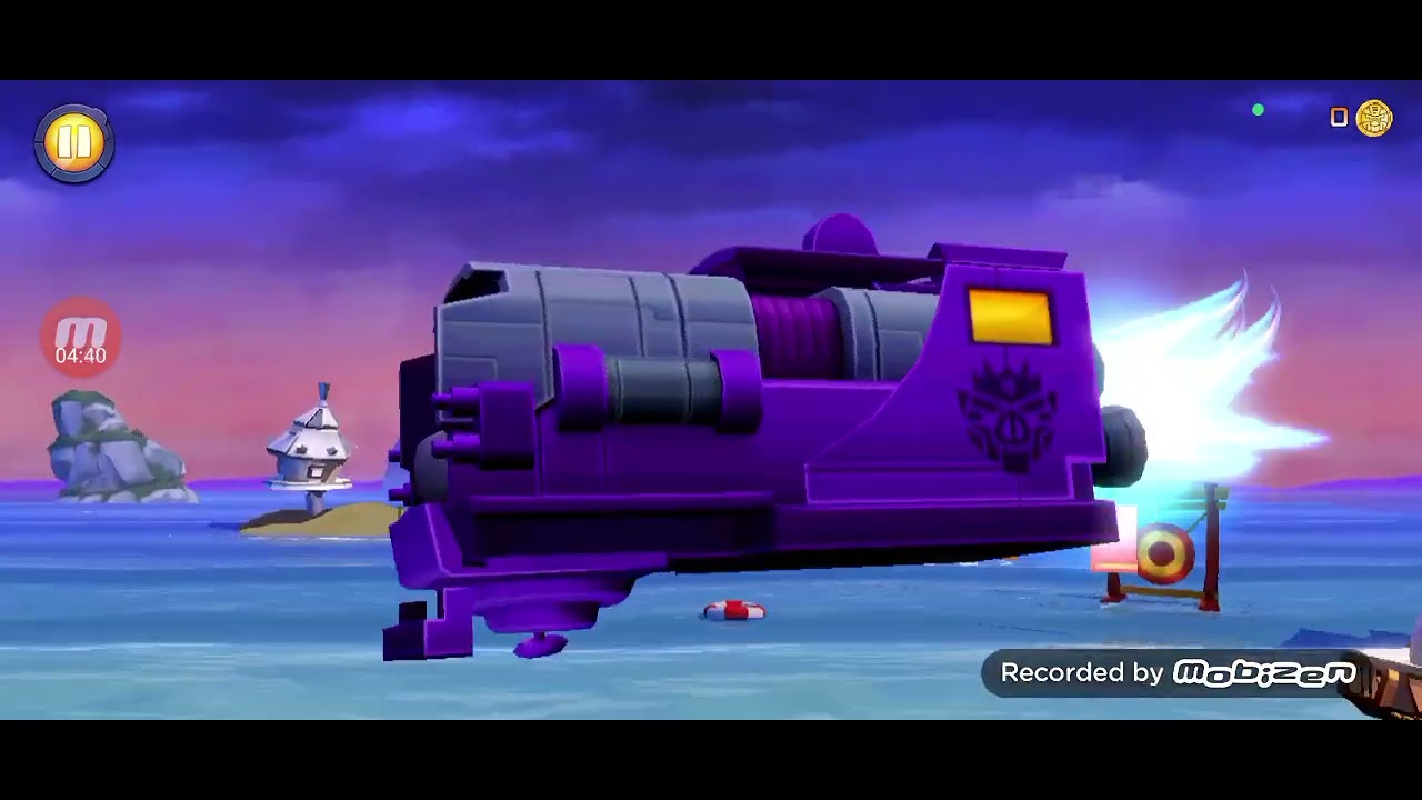 Трансформеры на позиции в игре Angry Birds Transformers 