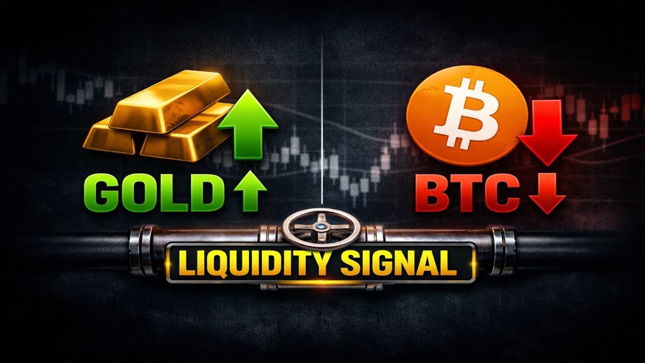 Gold Up, Bitcoin Down? Here's What's Actually Happening