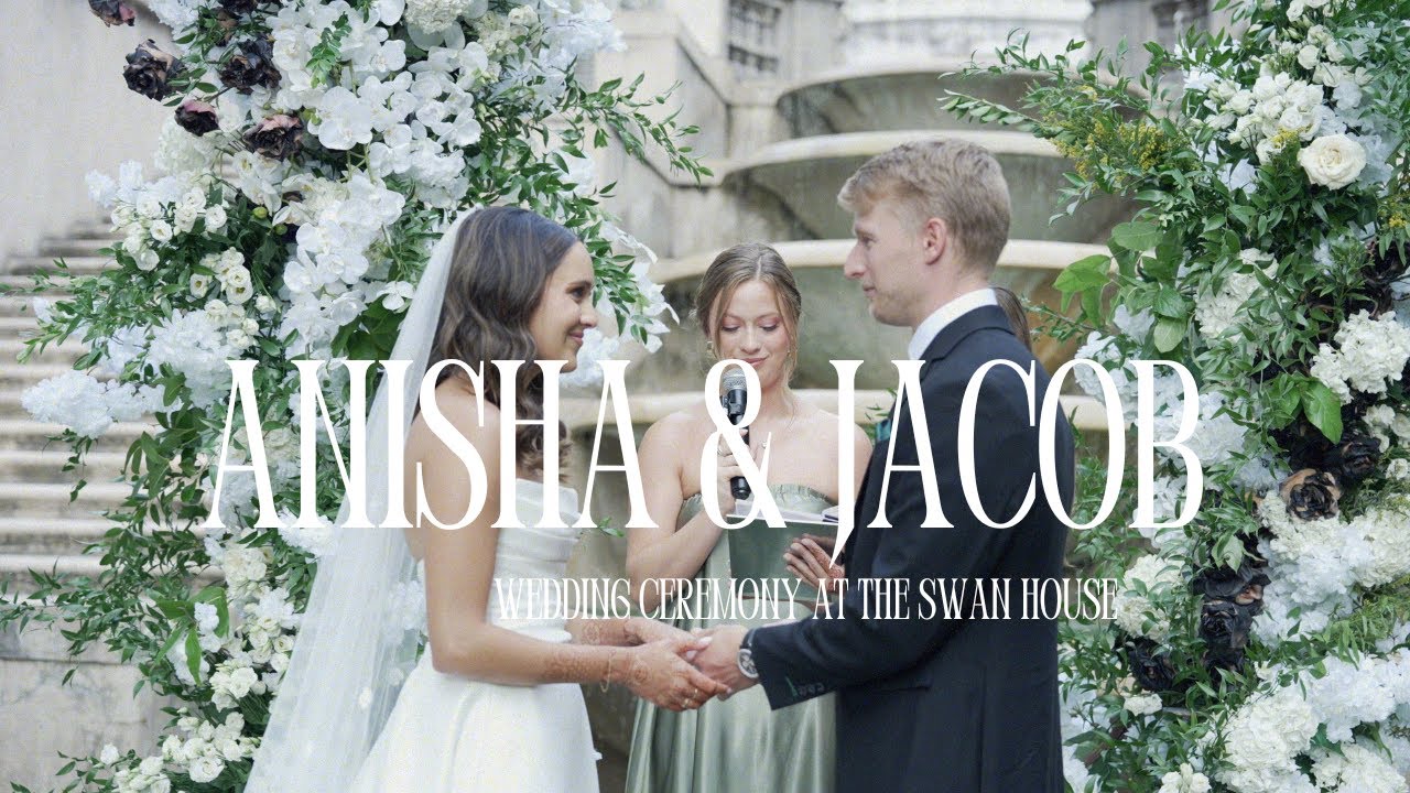 Anisha and Jacob - Swan House at Atlanta History Center - Wedding Ceremony
