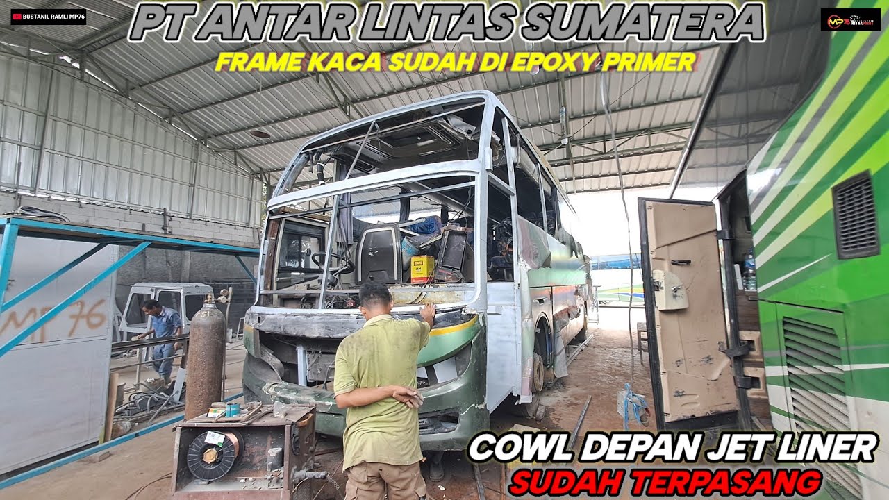 COWL JET LINER SUDAH TERPASANG DAN FRAME KACA SUDAH DI DEMPUL.. ALS 044