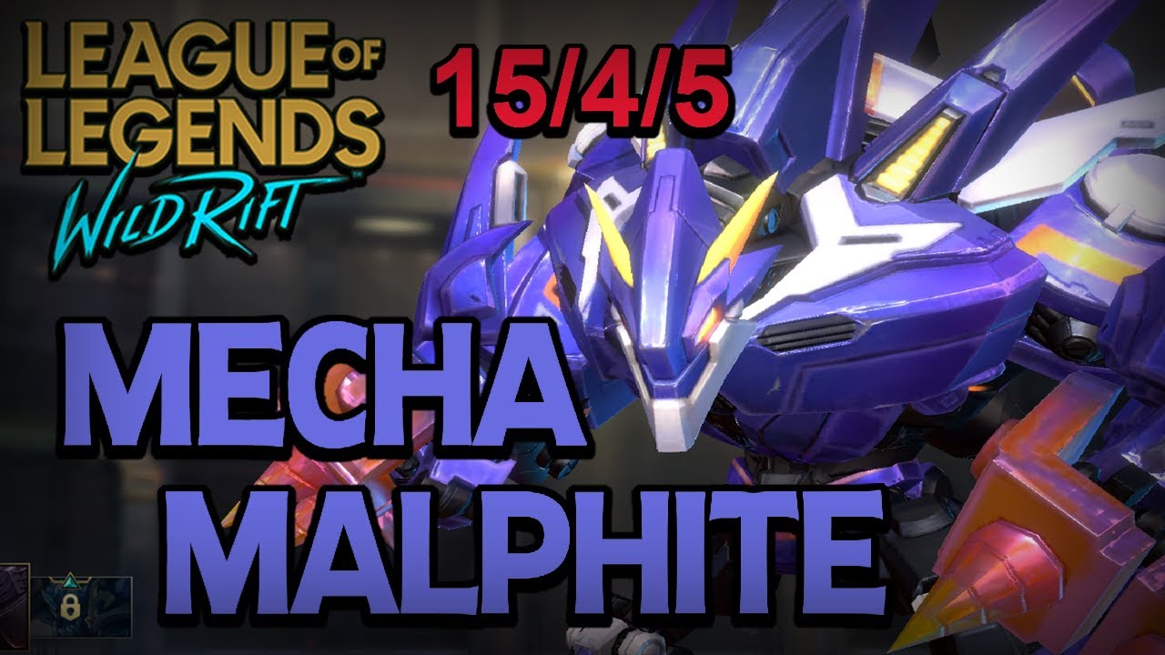 Mecha Malphite Gameplay | League of Legends : Wild Rift