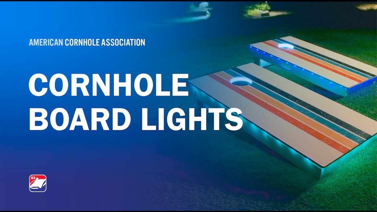 Cornhole Board Lights | Eclipse LED Cornhole Lighting Kit | American Cornhole Association