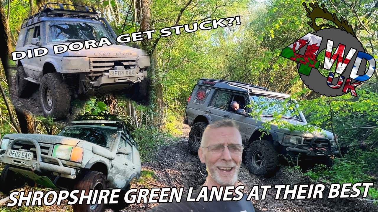 DOES DORA GET STUCK?! | Do we all make it to the end of the track? | SHROPSHIRE GREEN LANES | 4WDUK