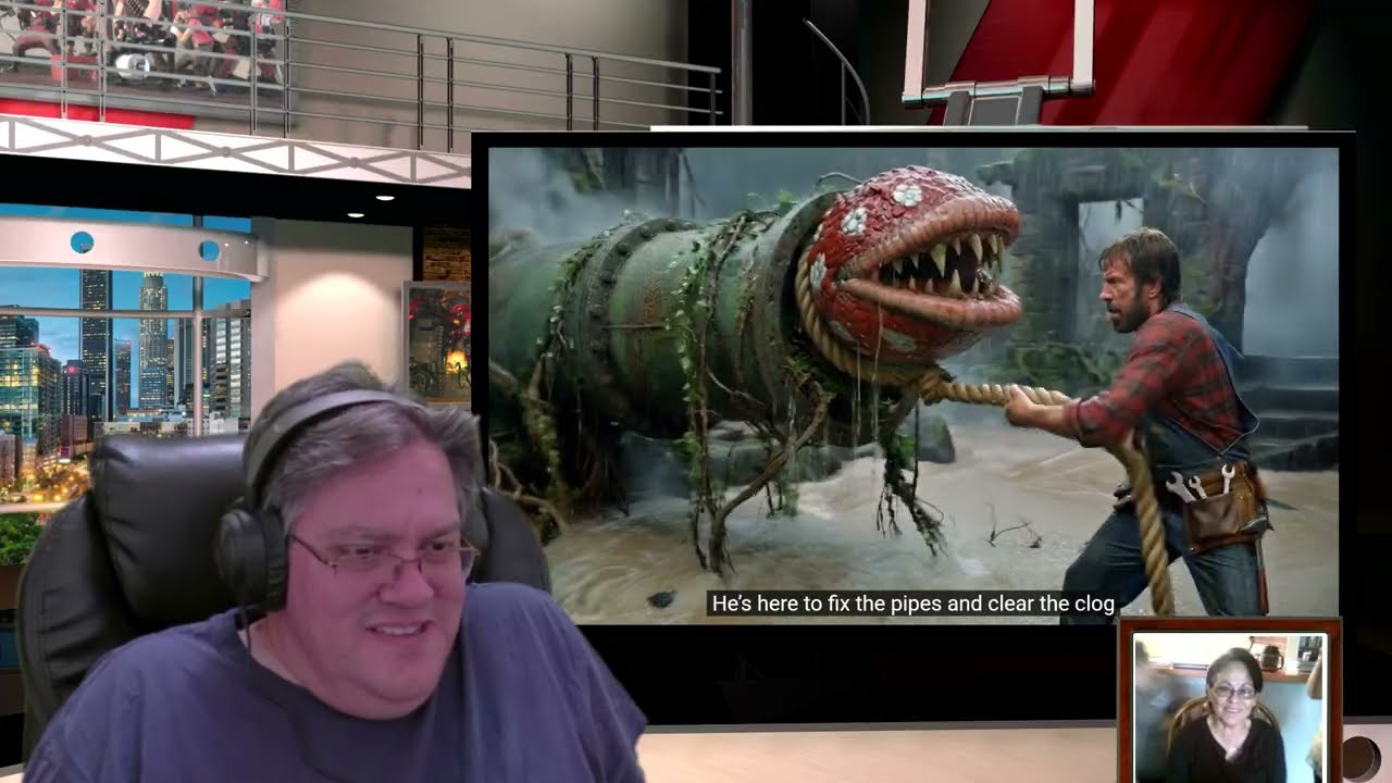 Реакция Чака Норриса на фильм «Протокол крушения замка» (Castle Crash Protocol) #chucknorris #mario