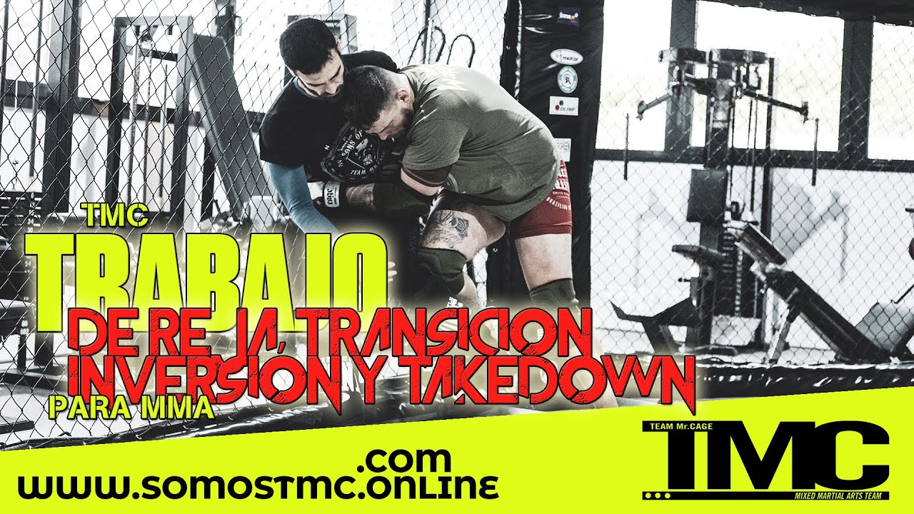 MMA 👊🏻 TRABAJO en JAULA, POSICIONAMIENTO Y DERRIBO A DOUBLE LEG 🤼‍♀️ (CAGEFIGHTING)