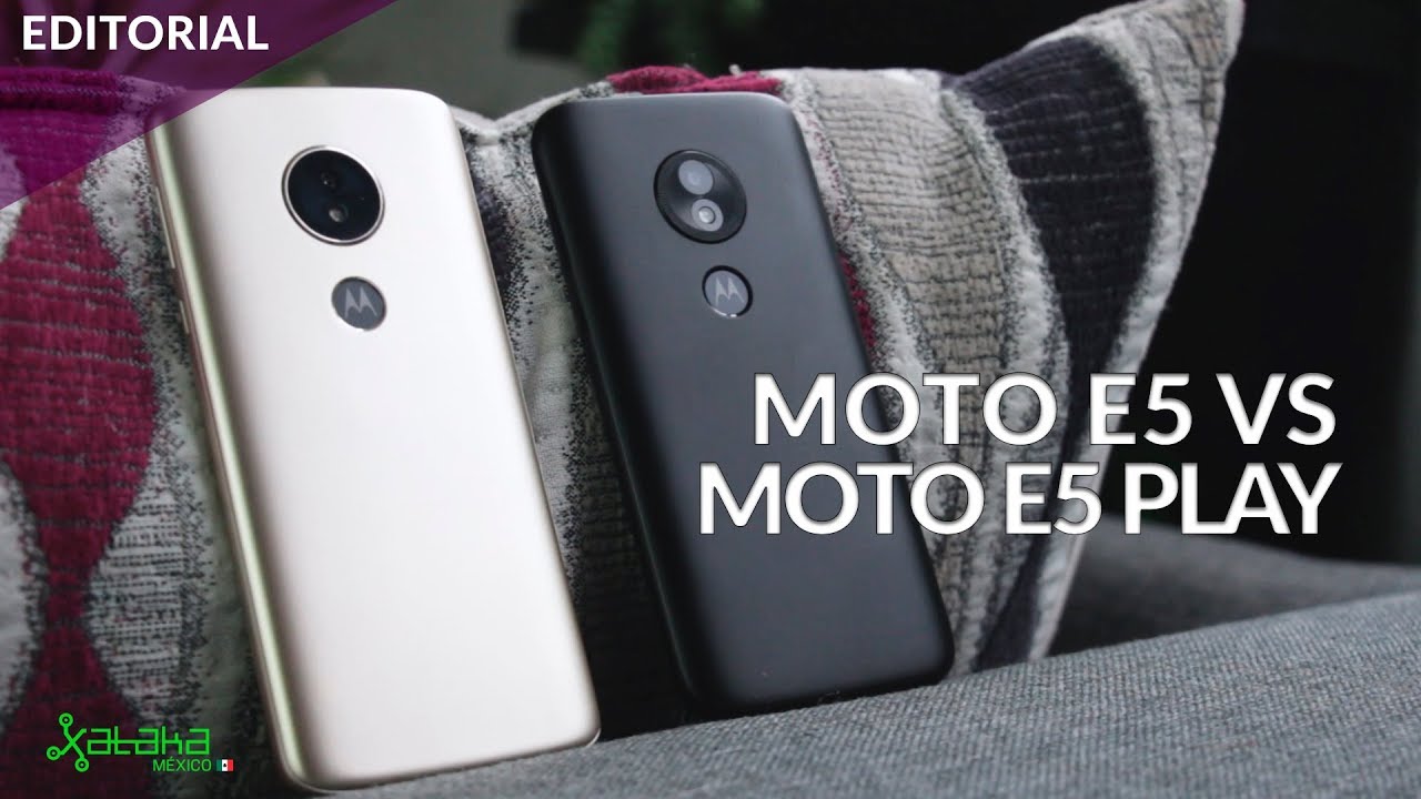 Moto E5 VS Moto E5 Play: la pantalla y Android GO son diferenciales