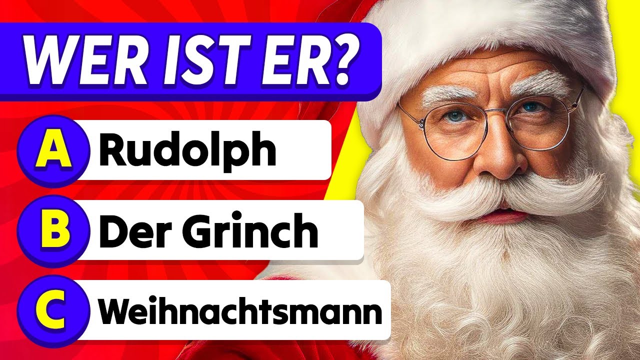 Kennst du wirklich WEIHNACHTEN? 🎅🎄✅ 35 Allgemeinwissensfragen über Weihnachten
