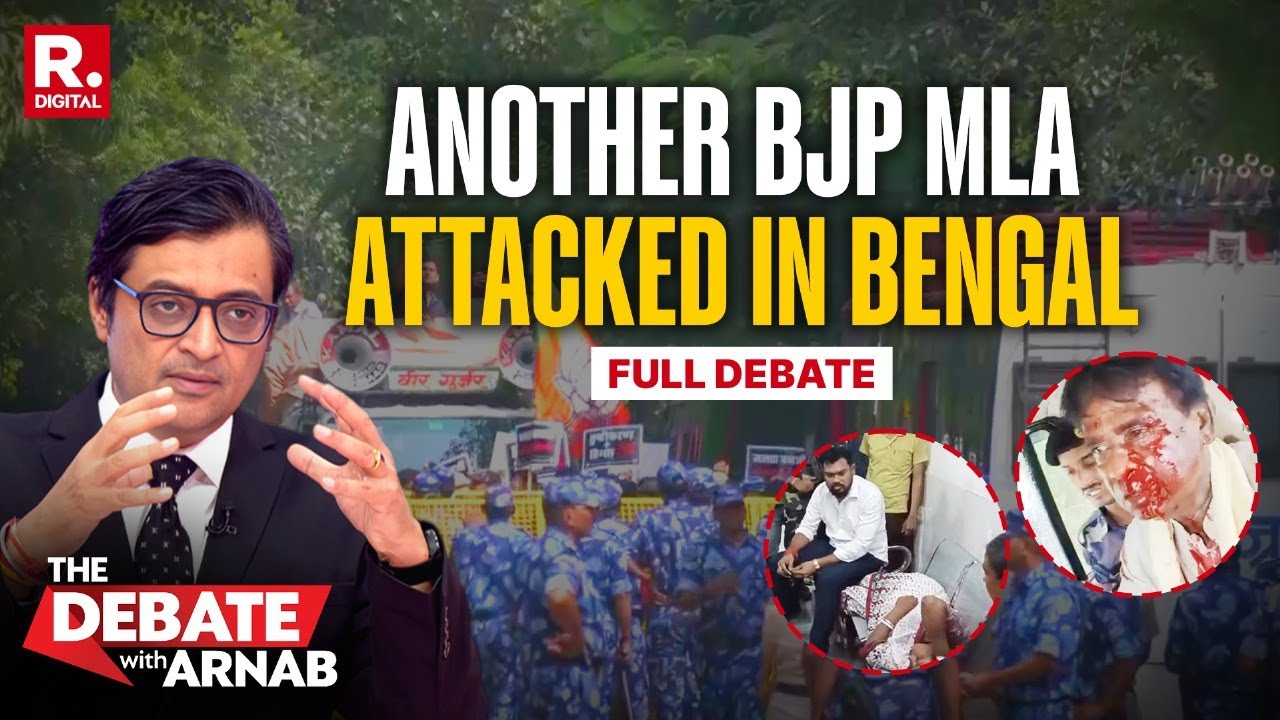Debate With Arnab: Another BJP MLA Attacked In West Bengal During Flood Relief Ops