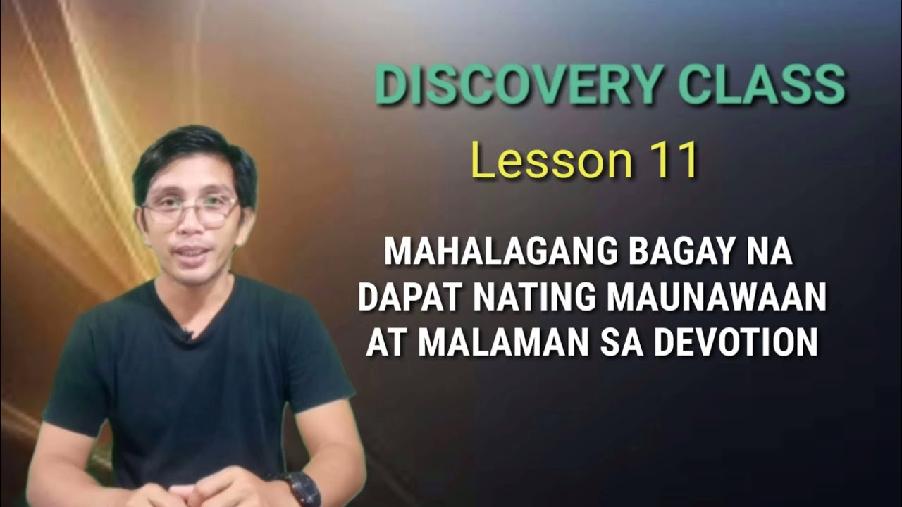 MAHALAGANG BAGAY NA DAPAT NATING MAUNAWAAN AT MALAMAN SA DEVOTION