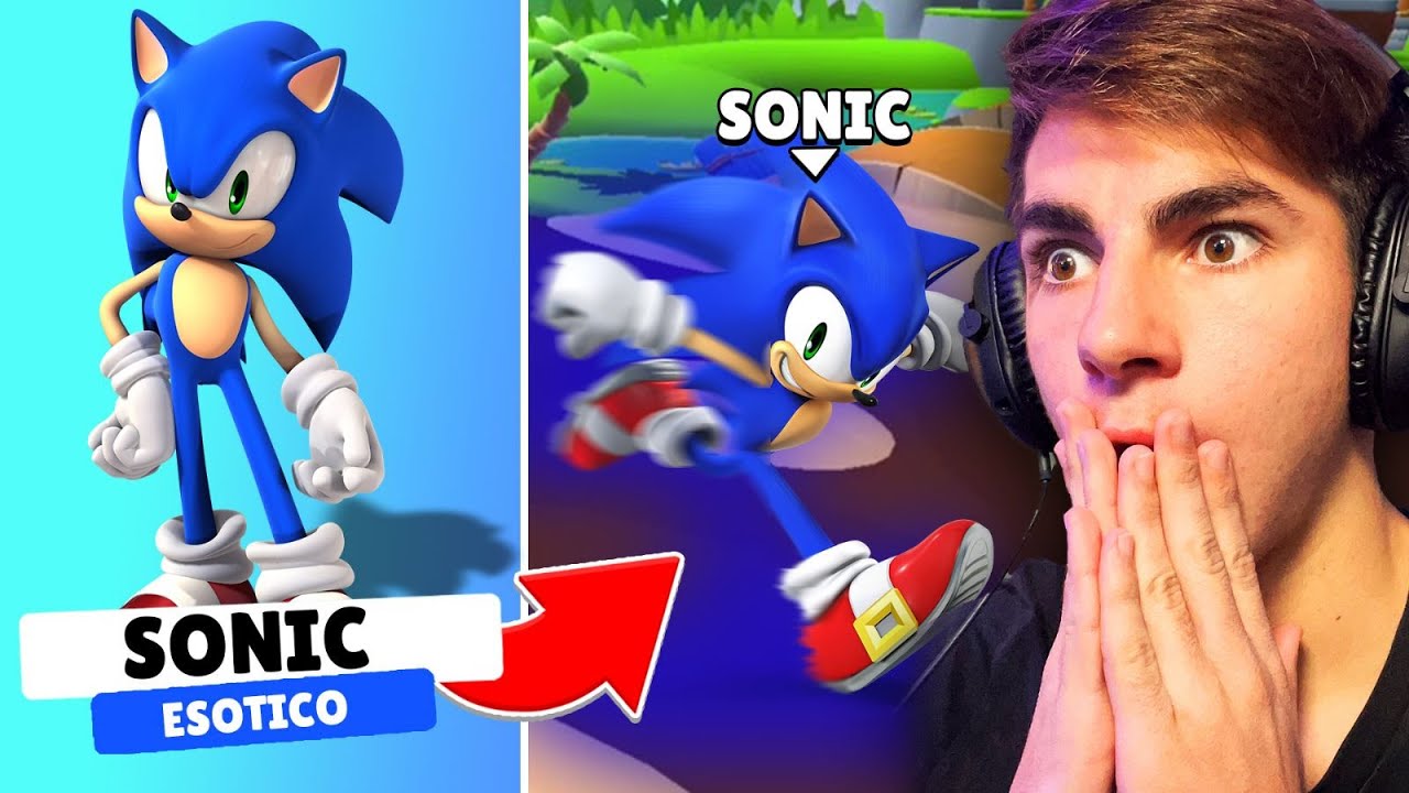 HO SBLOCCATO LA SKIN SEGRETA DI SONIC CON LA SUPER VELOCITÀ su Stumble Guys!