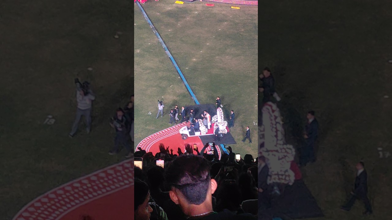 PM Modi attended the inauguration ceremony of 38th National Games 🇮🇳#modi #game