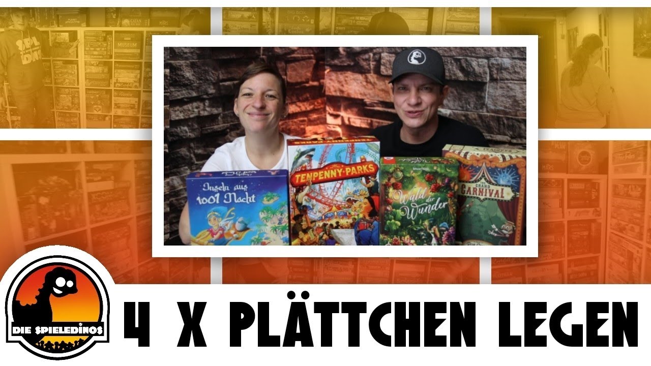 Kurzrezension zu 4 neuen Plättchenlegespielen