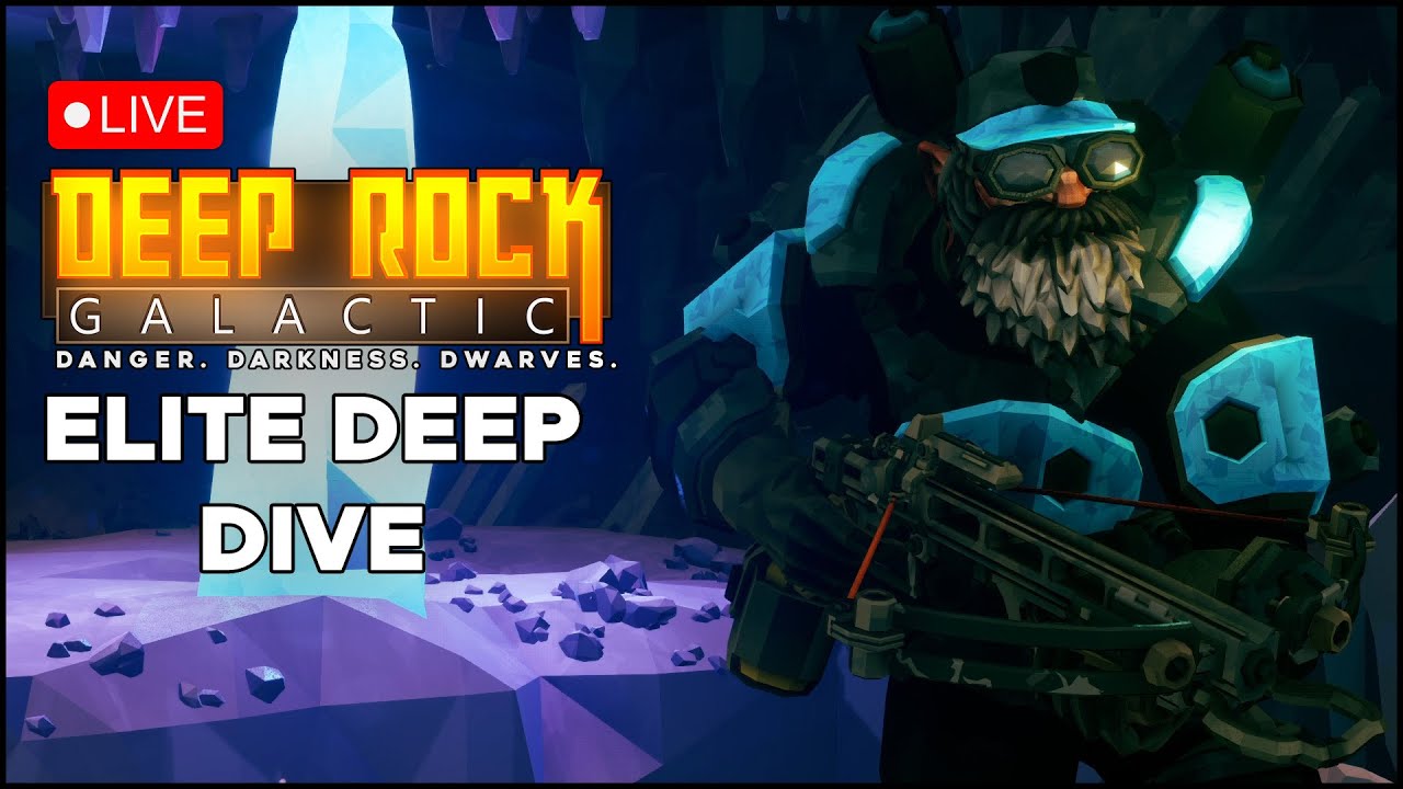 (🔴LIVE) Deep Rock Galactic - Scout Elite Deep Dive - M1000 Classic / X80 Crossbow