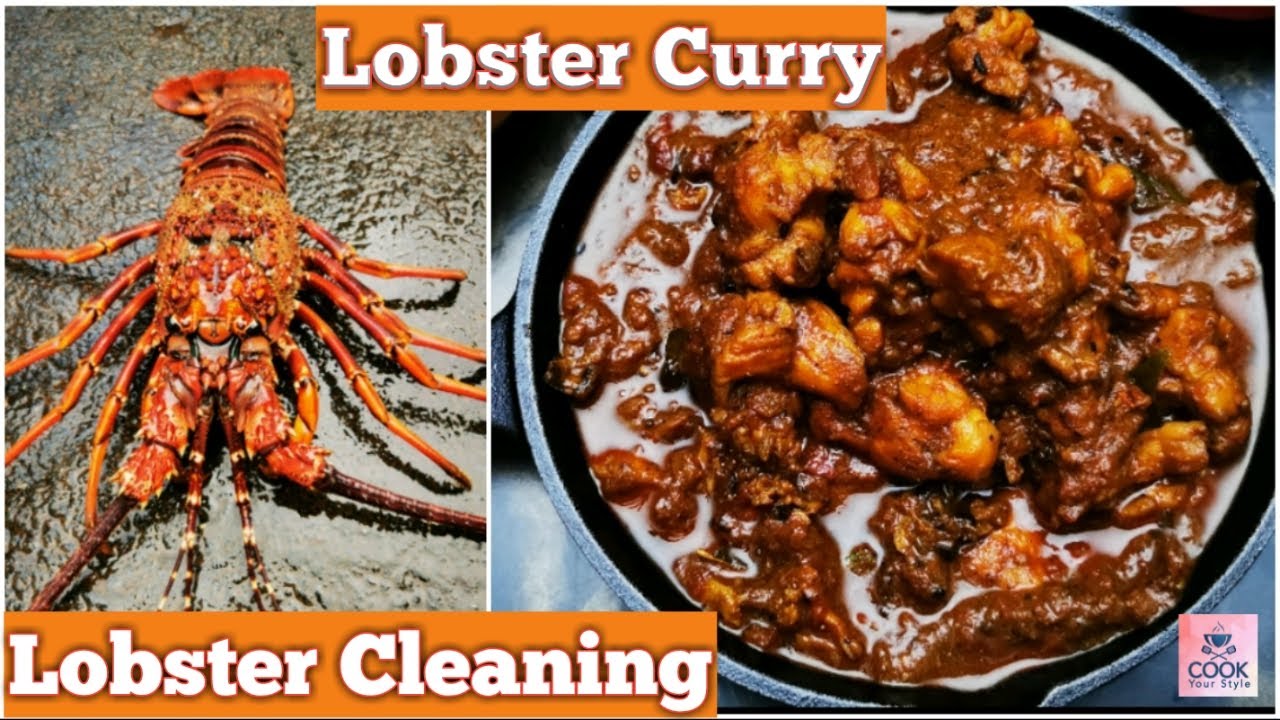 Lobster Curry | Crayfish Curry |  How to clean Lobster | Lobster Cleaning & curry Tips & Tricks