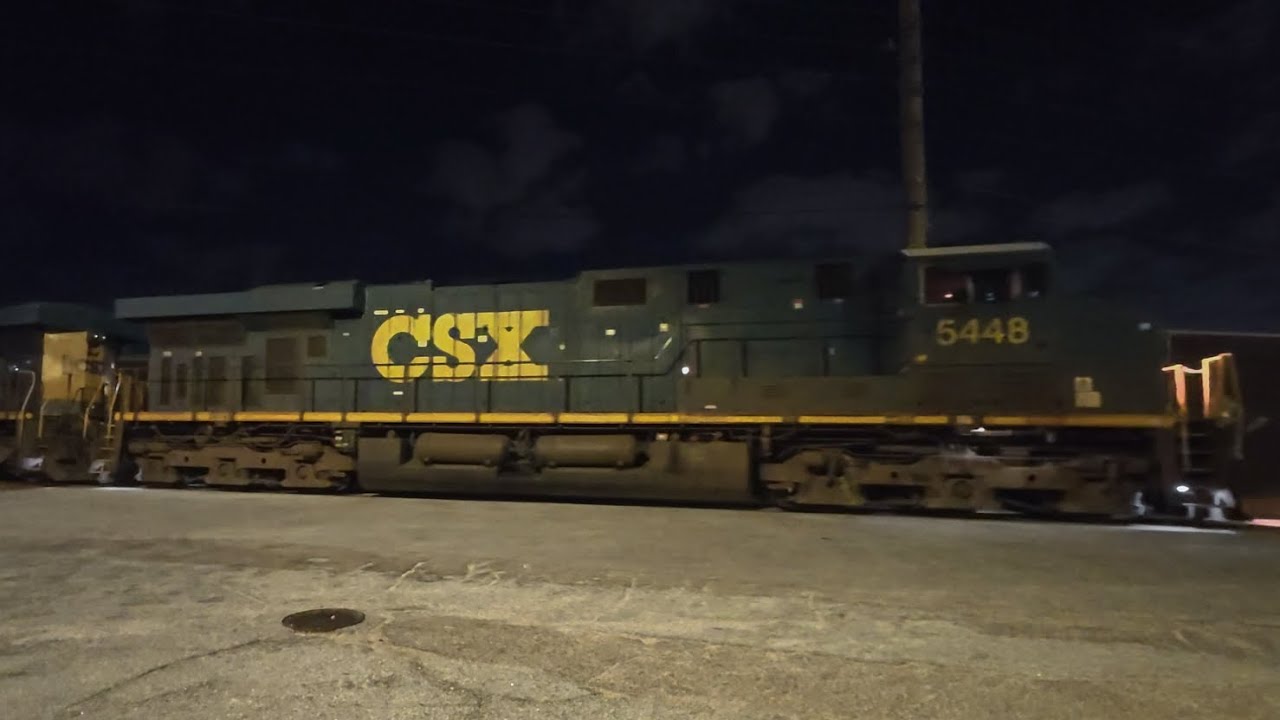 CSX I196 and M693 Trains in Augusta Georgia and in Parksville South Carolina