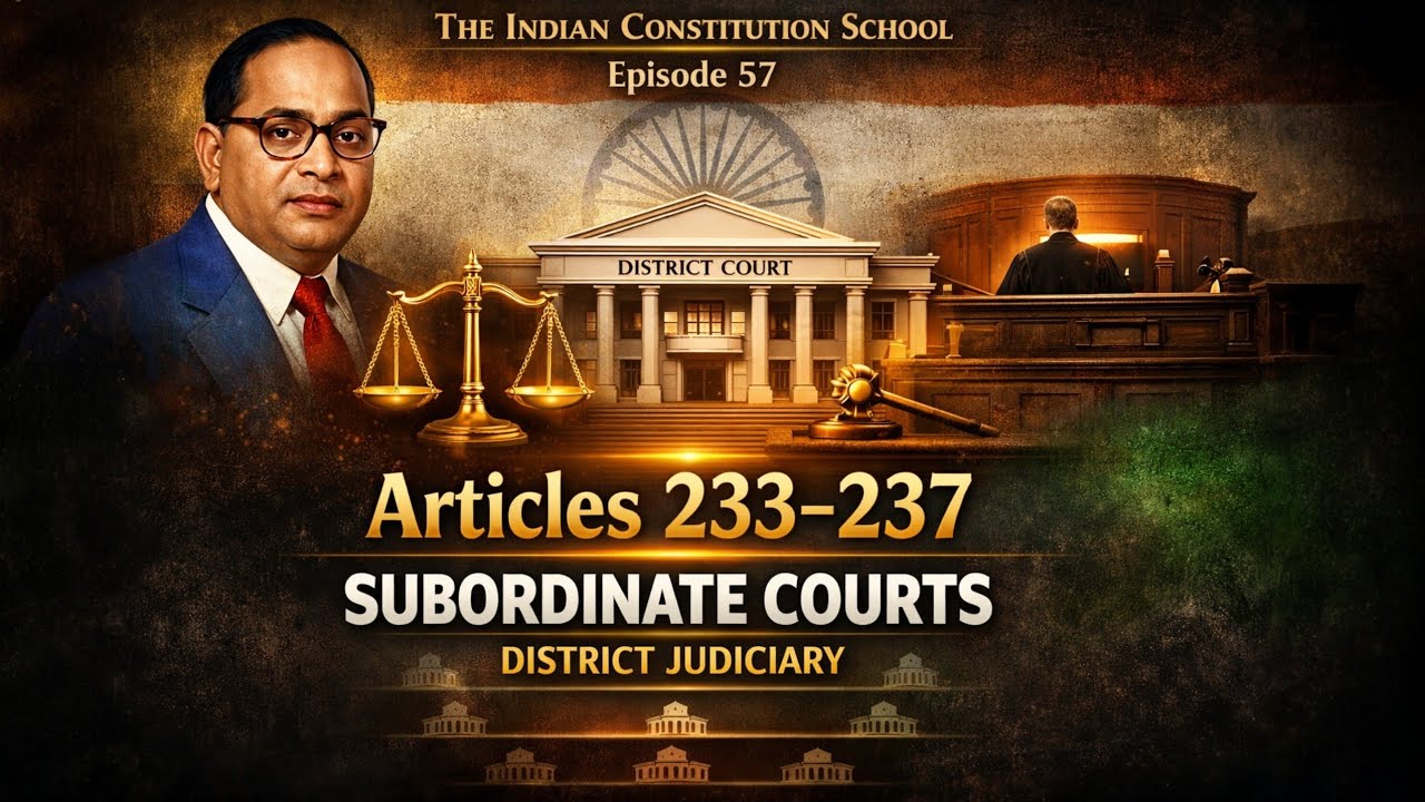 Articles 233&ndash;237 | Subordinate Courts | District Judiciary Explained 🇮🇳 | Indian Polity