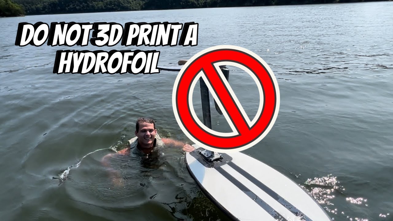 3D Printed Hydrofoil Finale
