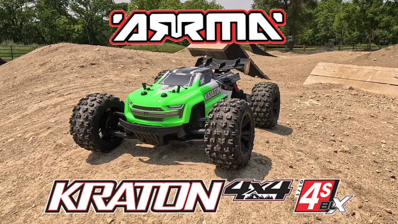 Arrma Kraton 4s First Drive, Speed Test and BASH!
