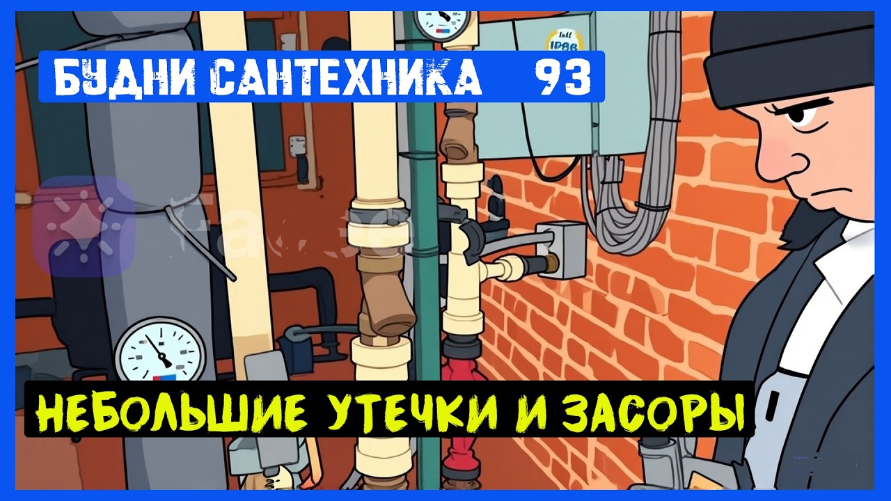 🔧 №93. Будни сантехника | небольшие утечки  и засоры