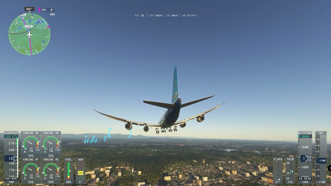 Boeing 747 Take-off & Landing