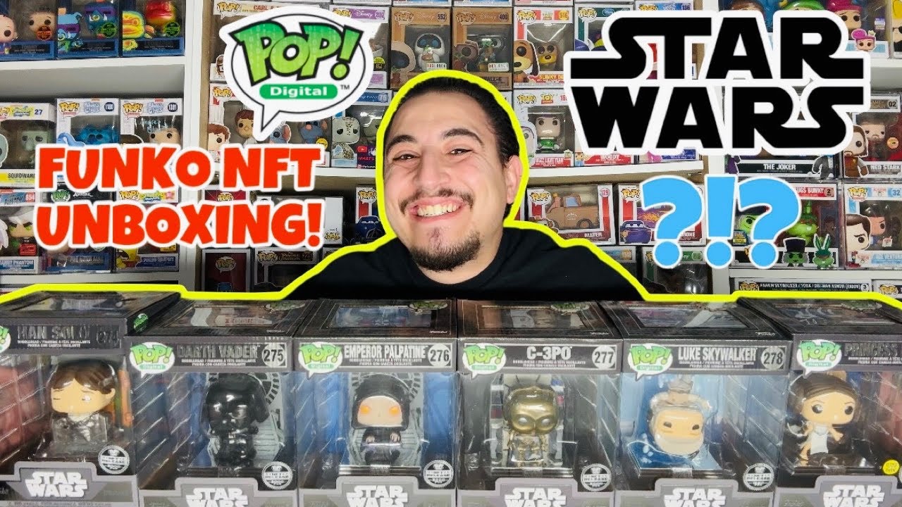 Unboxing Star Wars Funko NFT Series 1 Physical Redemption Pop Set!