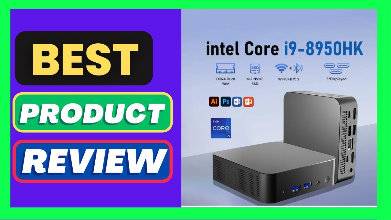 Windows 11 Pro Intel Core i9 8950HK Mini PC 16GB DDR4  1TB SSD