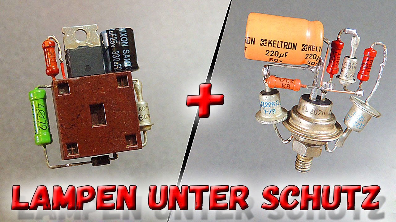 Zuverlässiger Schutz der Glühlampen! Das Einschalten der Lampe wird reibungslos!