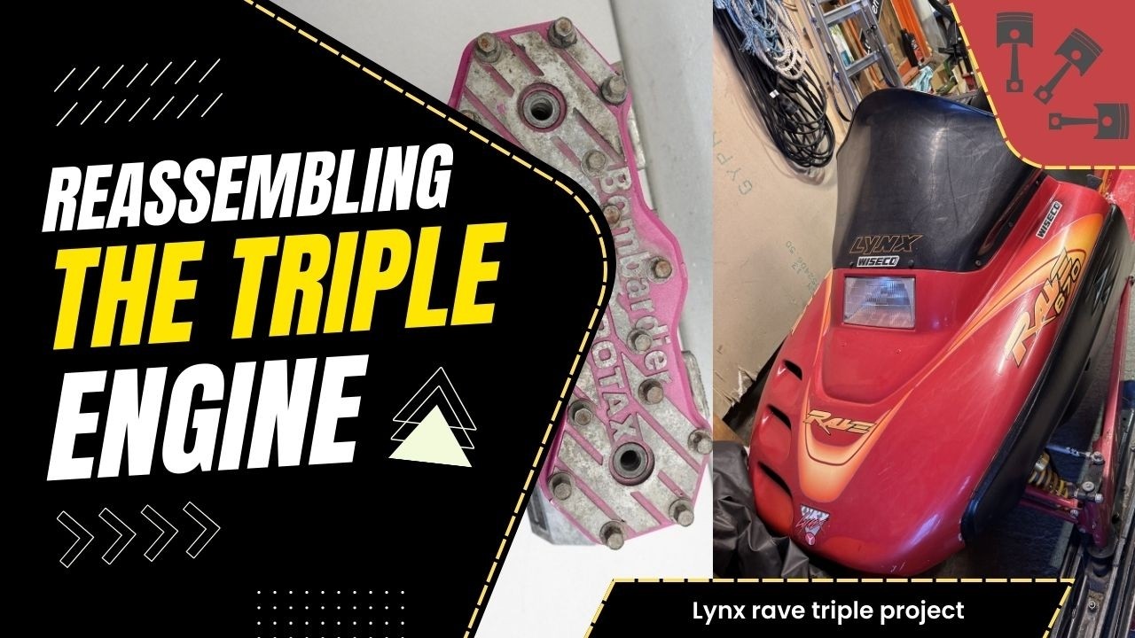 Reassembling the Rotax 600 triple!