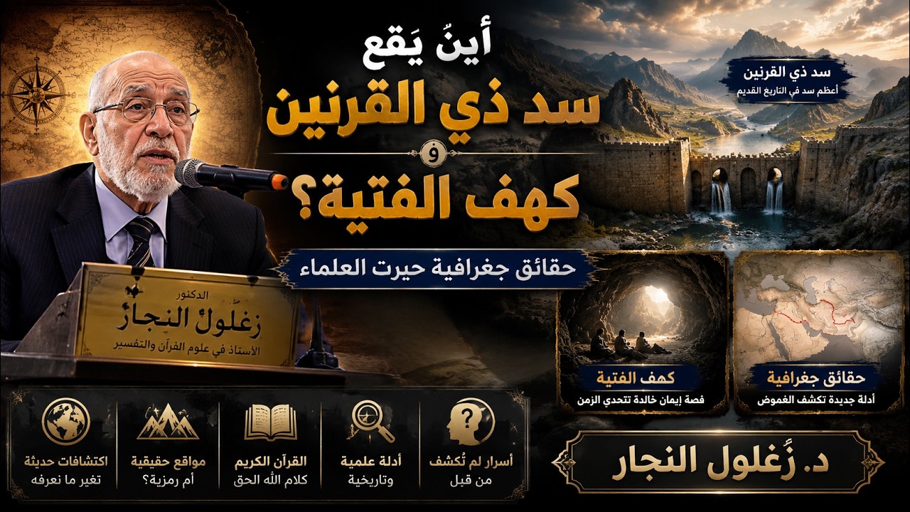 إكتشاف سد ذي القرنين وموقع أهل الكهف ويأجوج ومأجوج | د. زغلول النجار