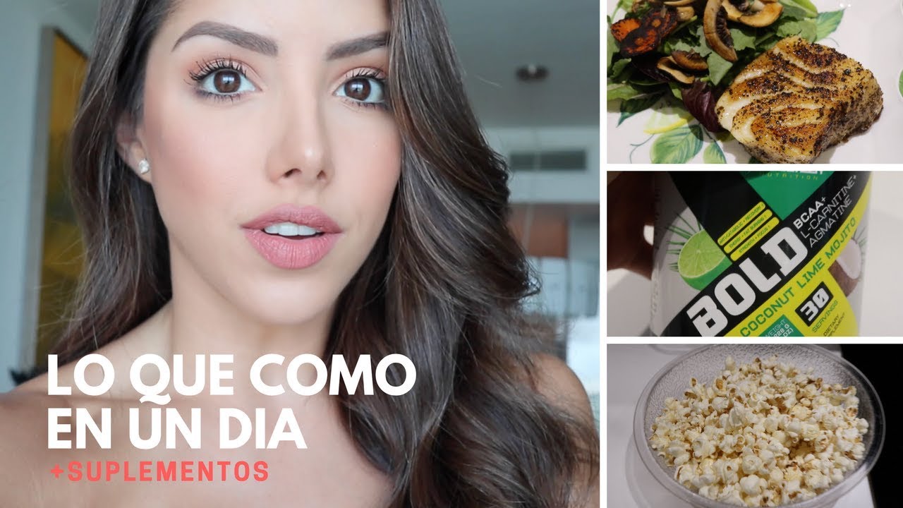 LO QUE COMO EN UN DIA  + Suplementos