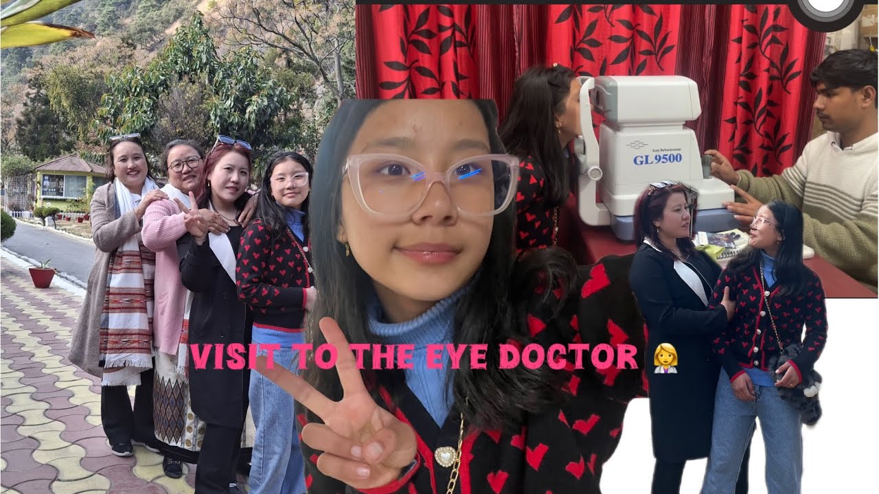 Eye Check up vlog|| Angel has to go to Bomdila for an Eye test 🧐#Eyeexam#arunachal#westkamengbomdila