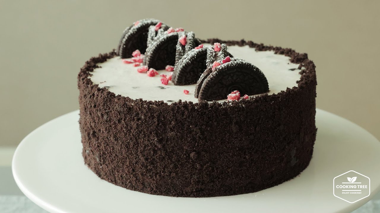 노오븐 딸기 오레오 치즈케이크 만들기 : No-Bake Strawberry Oreo Cheesecake Recipe | Cooking tree