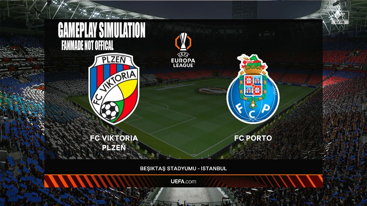 FC Viktoria Plzeň vs FC Porto | Gameplay Simulation | Fan-Made