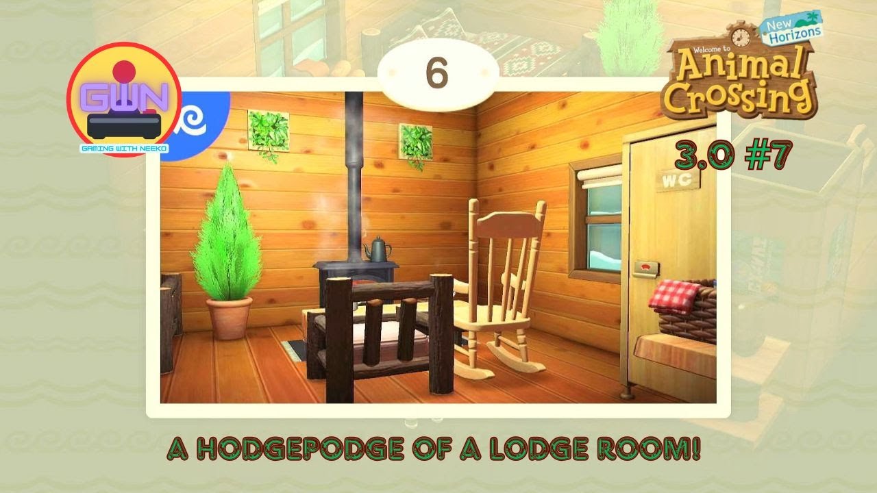 Animal Crossing New Horizons 3.0 #7: A hodgepodge of a Lodge Room