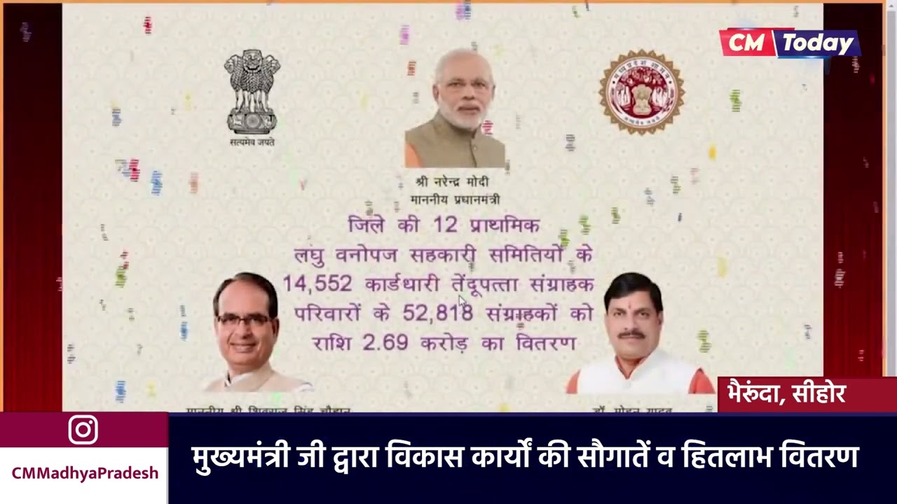 मुख्यमंत्री डॉ. मोहन यादव जी की दिनभर की गतिविधियांदेखिए सिर्फ #CMToday में...