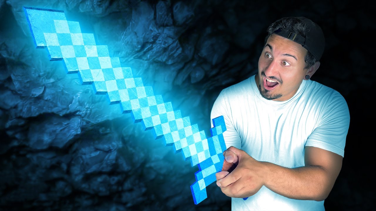 Я построил настоящий меч из Minecraft