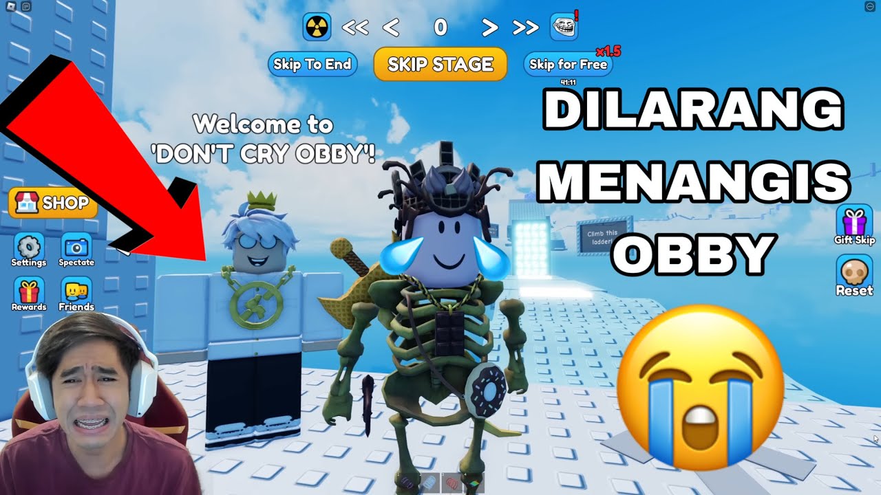 DILARANG MENANGIS MAIN OBBY 😱 DON'T CRY OBBY 😭