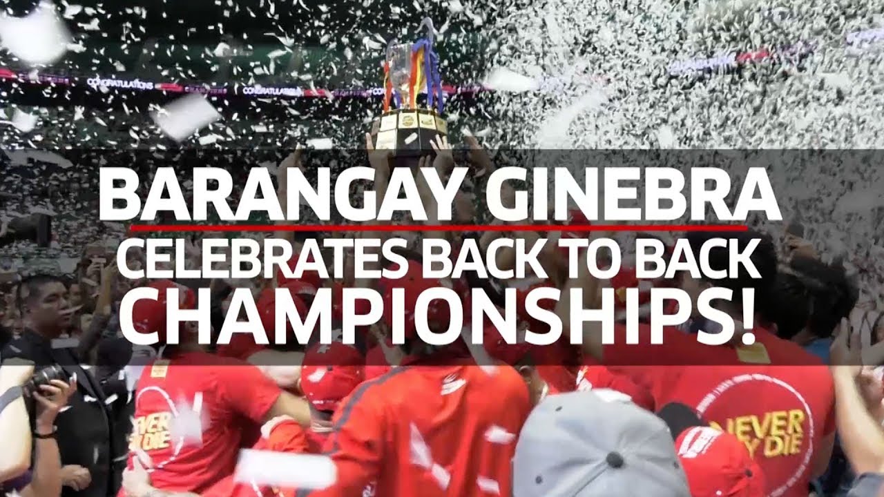 Barangay Ginebra Celebrates Back to Back Championships! | PBA Governors’ Cup 2017