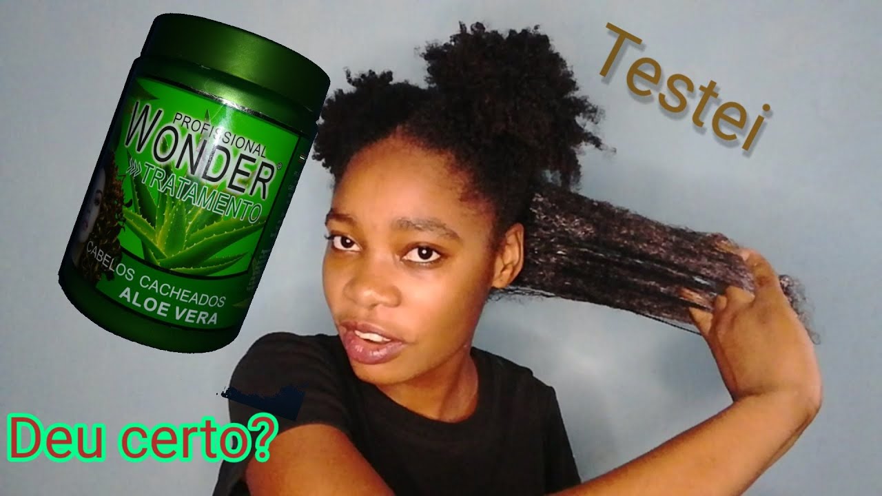 Aloe vera da wonder profissional em cabelo 4b/c