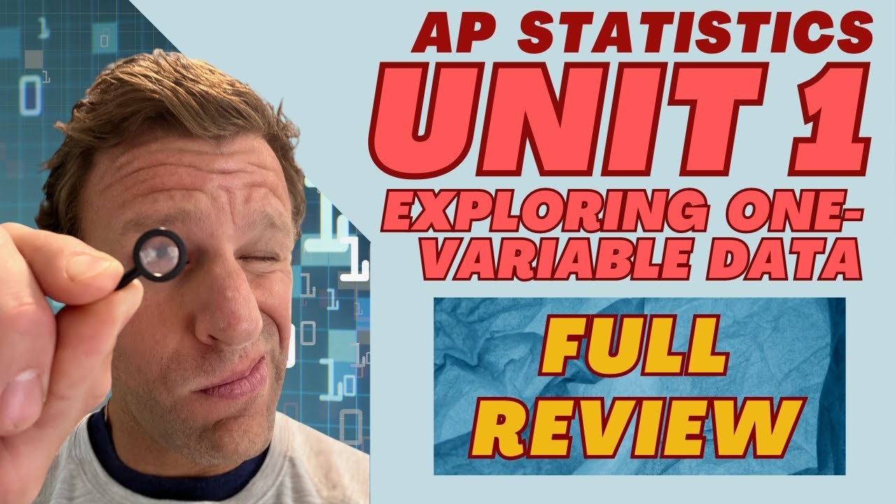 AP Statistics Unit 1 Full Summary Review Video