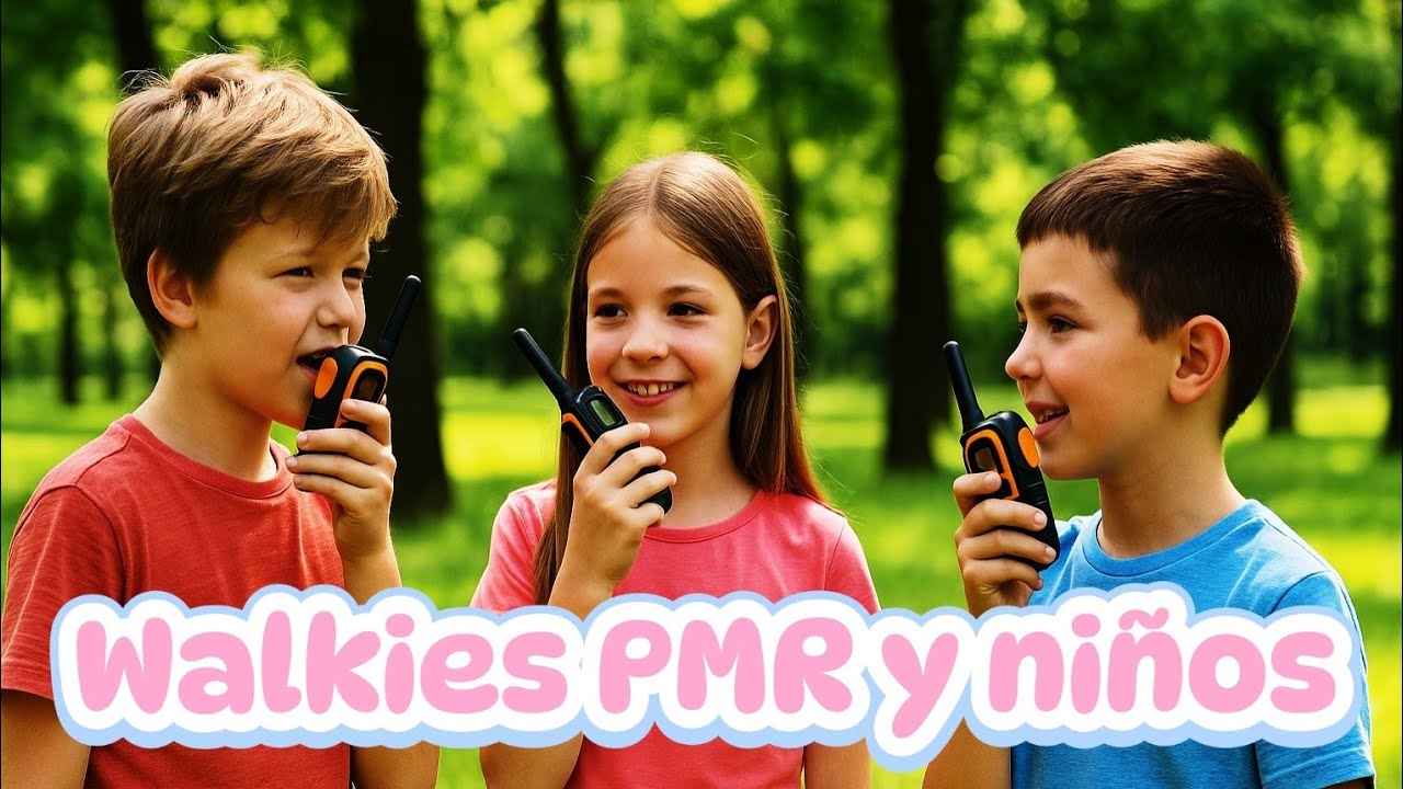 ¿Pueden usar walkie talkie PMR los niño?