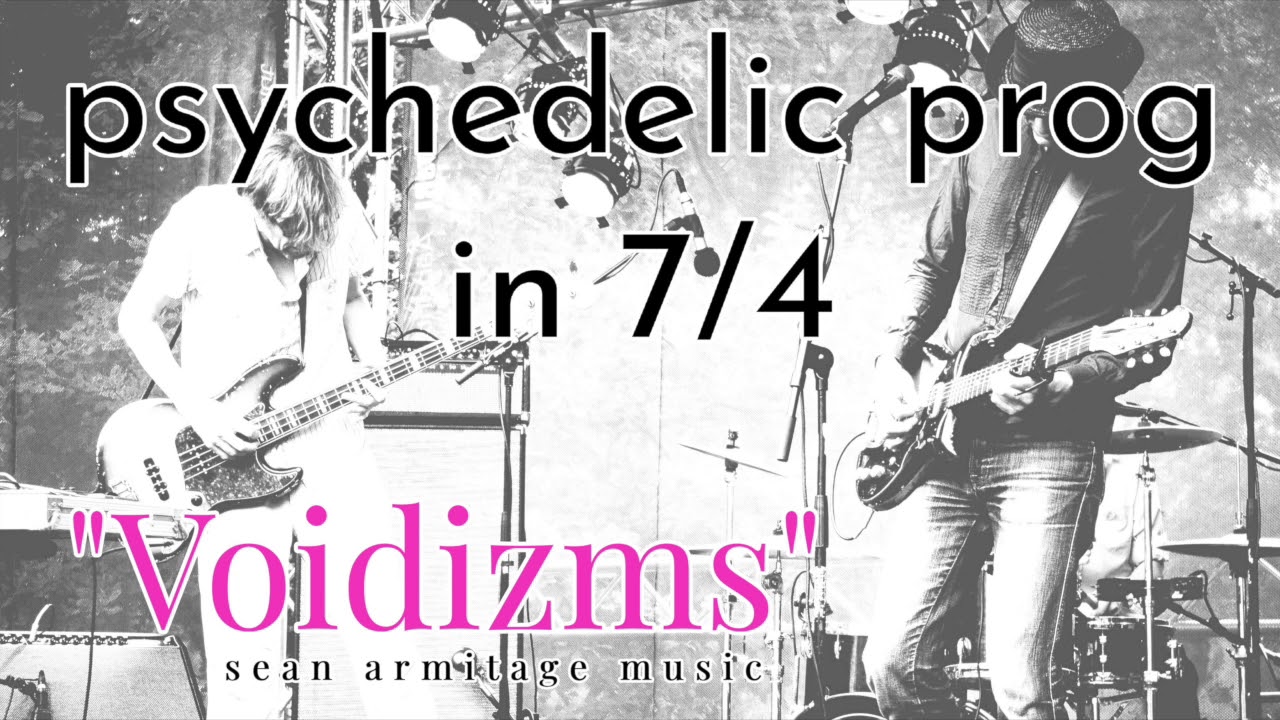 Drumless Backing Track Psychedelic Prog In 7/4 (160 BPM) 
