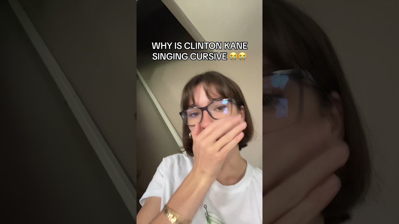 CLINTON KANE CURSIVE SINGING&mdash;💀💀