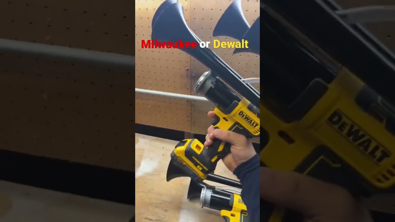 Milwaukee или Dewalt | Сигналы для поездов Impact
