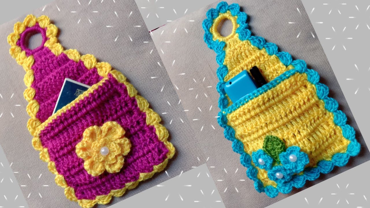 حامل الولاعة بالكروشي لتزيين المطبخ /  Crochet lighter holder for kitchen decoration