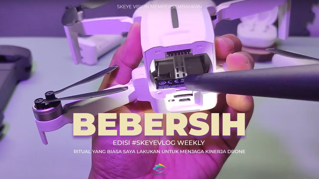 Bersihin Drone Yang Proper Biar Bebas Dari Pasir, Debu, Kotoran | Fimi X8 Mini 🇮🇩 [4K]