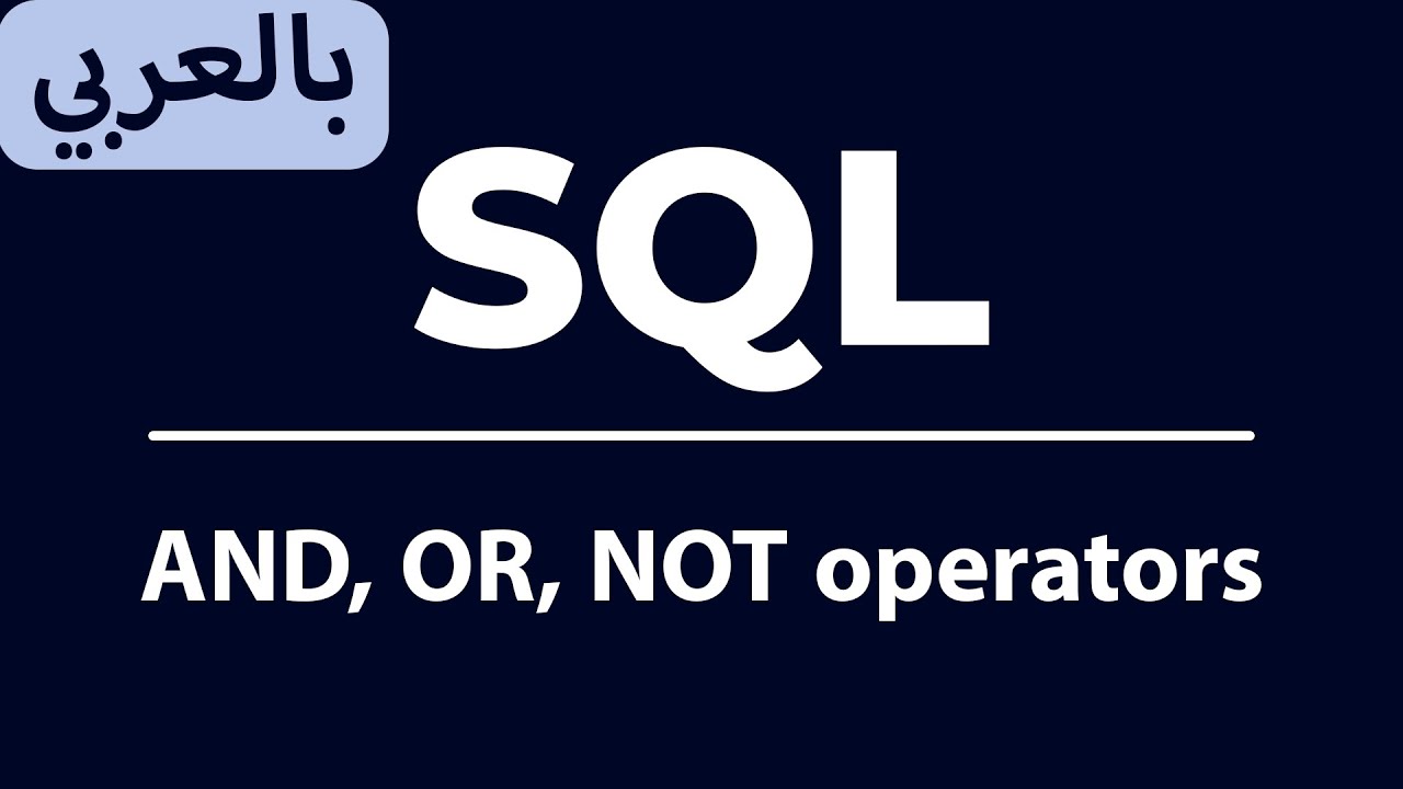 07. AND, OR, and NOT Operators